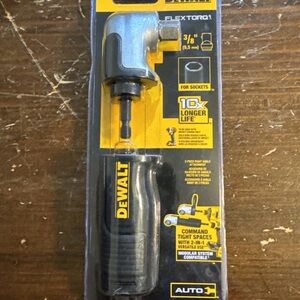 Dewalt Right Angle flextorq 3/8” Attachment - Black